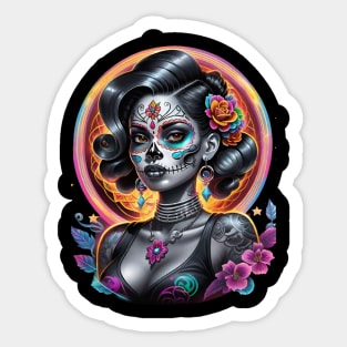 Catrina  - Dia De Los Muertos Sticker